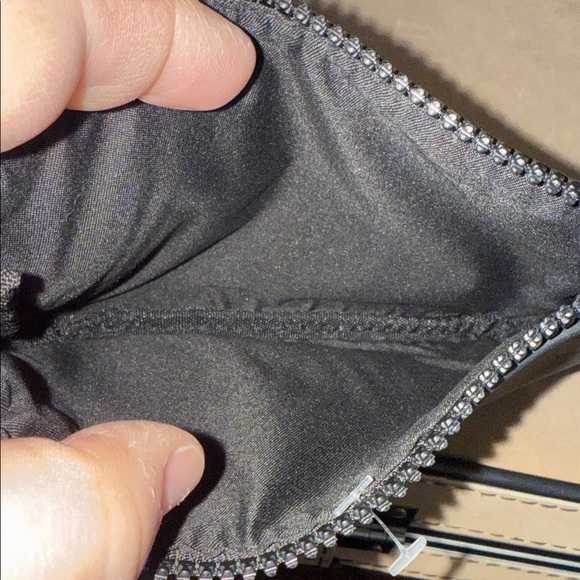 Calpak Black Leather Toiletry Wristlet - Picture 2 of 3